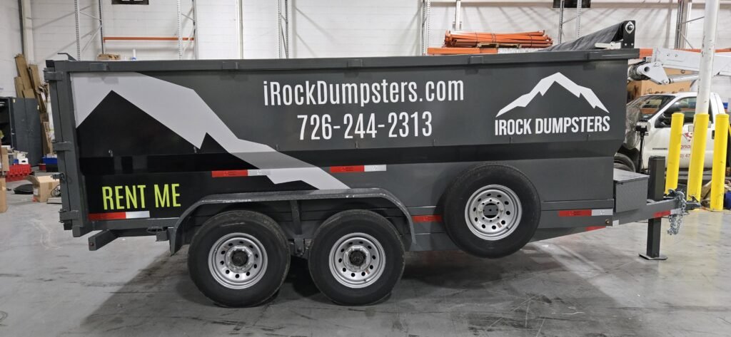 iRock Dumpsters Dumpster Trailer Rental