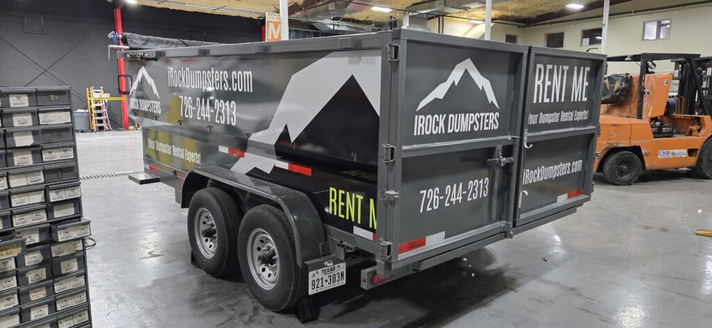 iRock Dumpsters Dumpster Trailer Rental