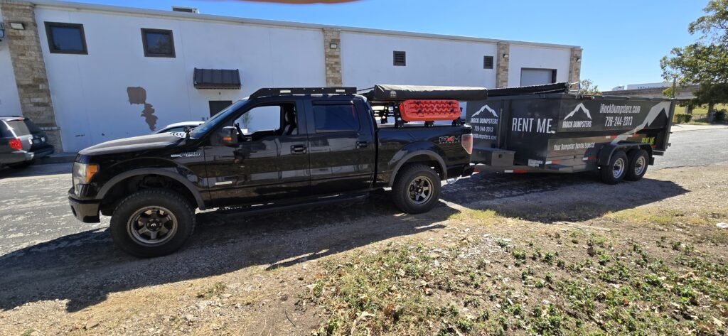 iRock Dumpsters Dumpster Trailer Rental