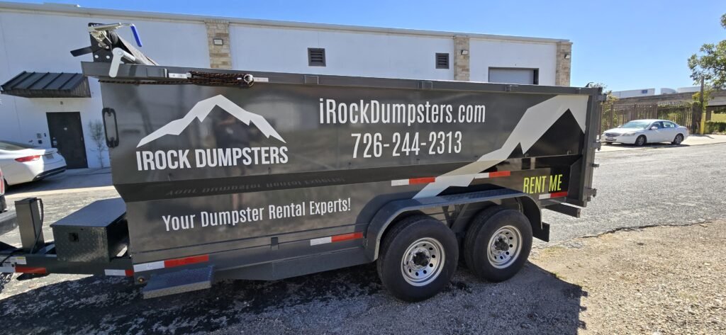 iRock Dumpsters Dumpster Trailer Rental