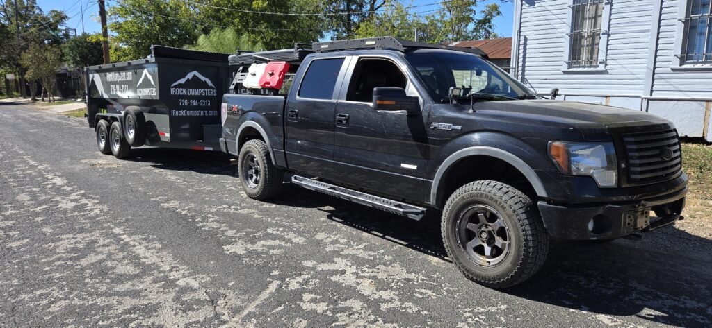 iRock Dumpsters Dumpster Trailer Rental