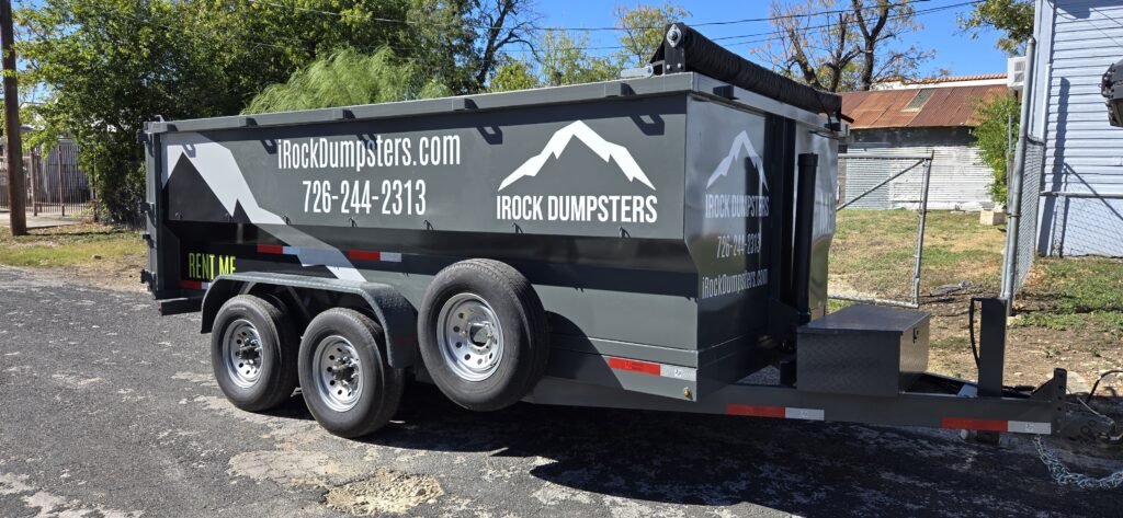 iRock Dumpsters Dumpster Trailer Rental