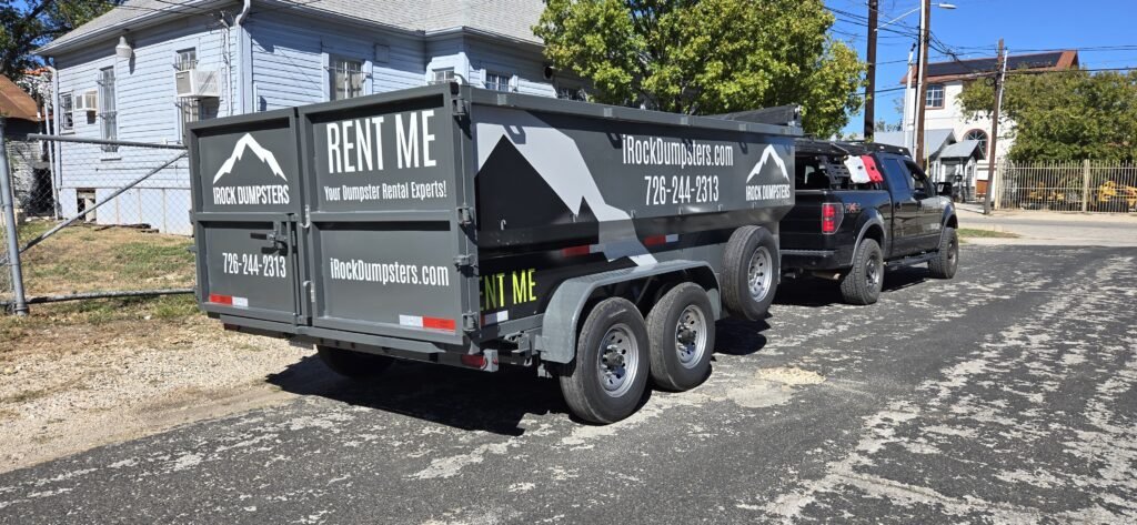 iRock Dumpsters Dumpster Trailer Rental