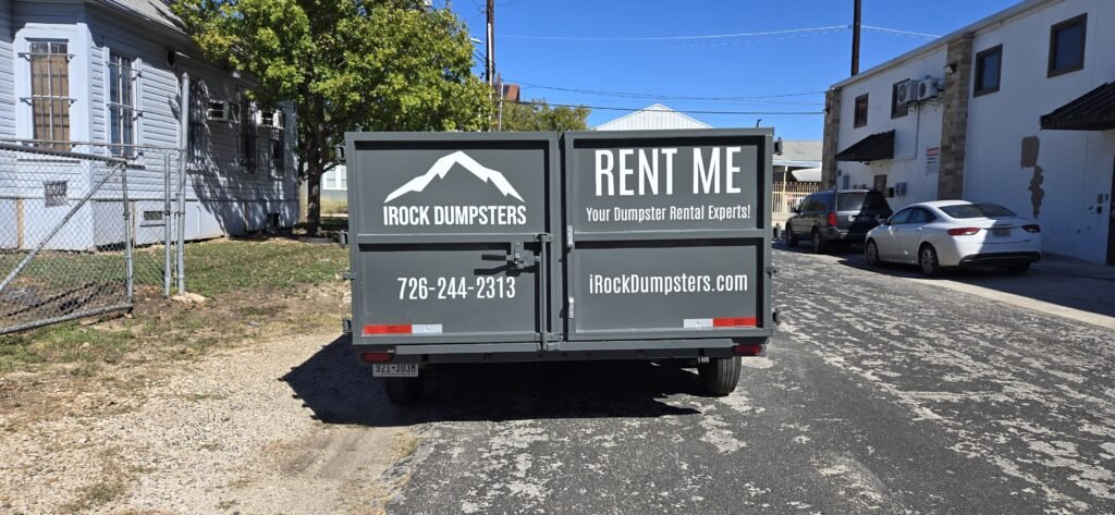 iRock Dumpsters Dumpster Trailer Rental